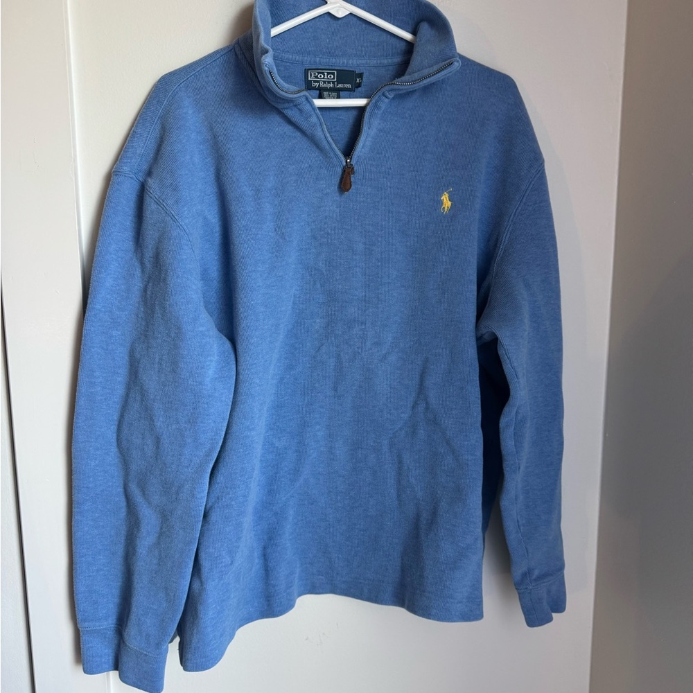 Polo by Ralph Lauren Blue Half-Zip Pullover - new without tags